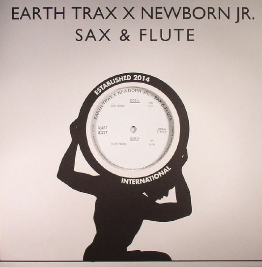 Earth Trax X Newborn Jr. – Sax & Flute (12", Rhythm Section International, 2016) Front Cover