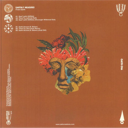 Earthly Measures – From Earth (12", Oath, 2025) Back Cover
