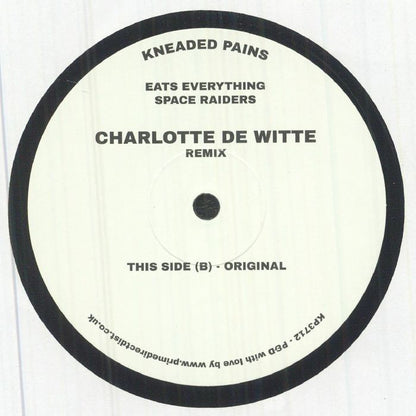 Eats Everything – Space Raiders (Charlotte De Witte Remix) (12", Kneaded Pains, 2026) Back Cover