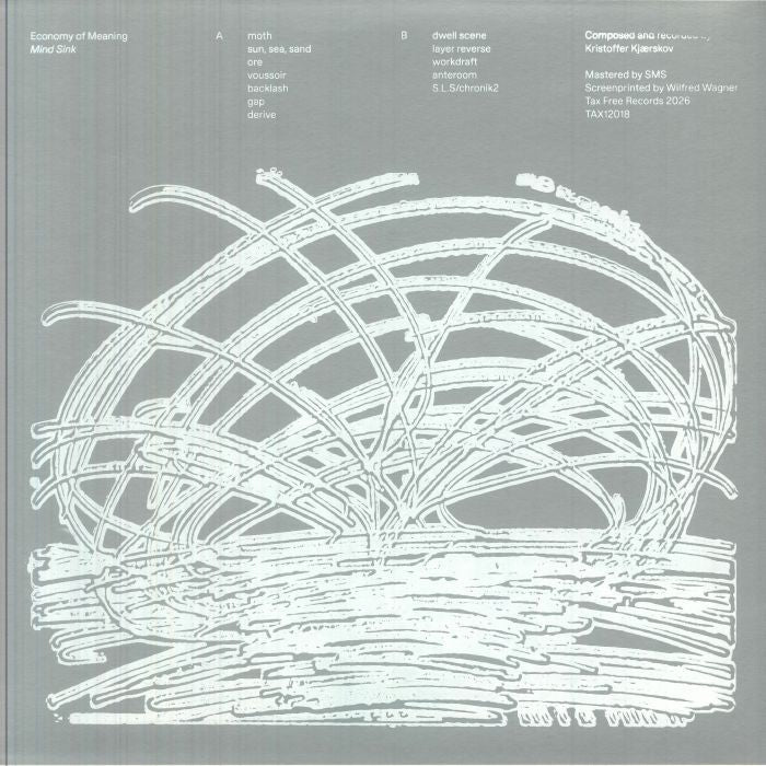 Economy Of Meaning – Mind Sink (LP, Tax Free, 2026) Back Cover