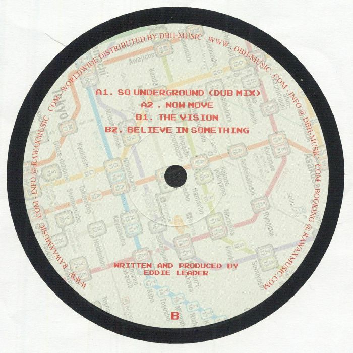 Eddie Leader – So Underground EP (12", Chiwax, 0) Back Cover