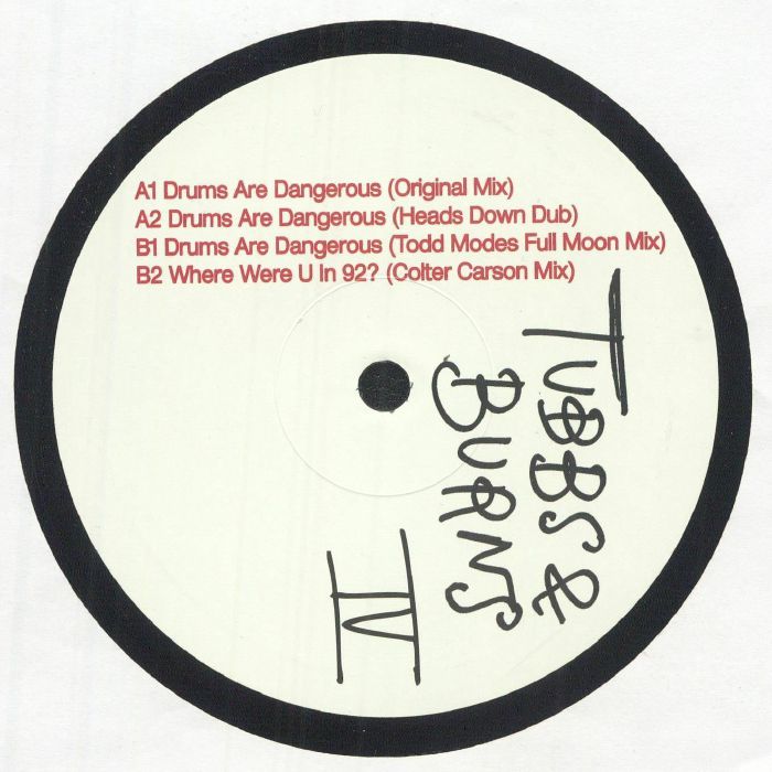 Eden Burns & Christopher Tubbs – Burns & Tubbs Vol. IV (12", Public Possession, 2025) back cover