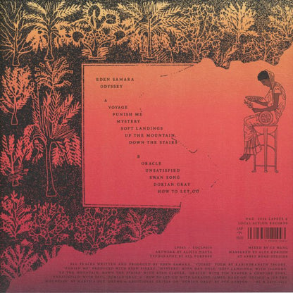 Eden Samara – Odyssey (LP, Lapsus Records, 2026) Back Cover