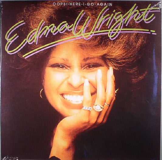 Edna Wright – Oops! Here I Go Again (LP, 180g, Be With Records, 2016) Front Cover