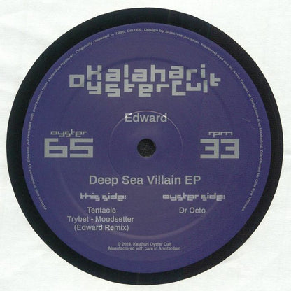 Edward – Deep Sea Villain EP (12", Kalahari Oyster Cult, 2025) Front Cover