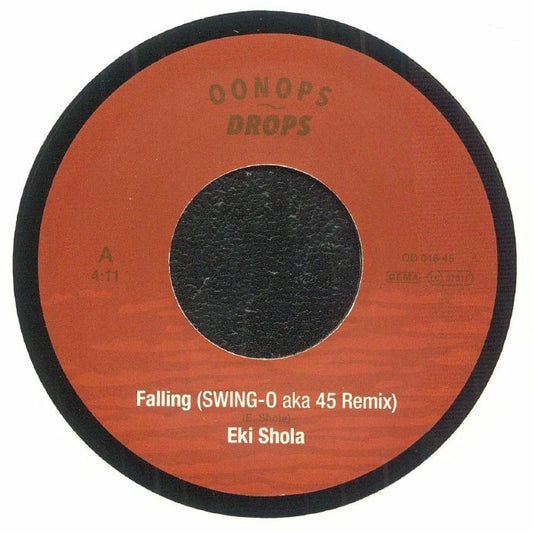 Eki Shola – Eki Shola Remixed (7", Oonops Drops, 2025) Front Cover