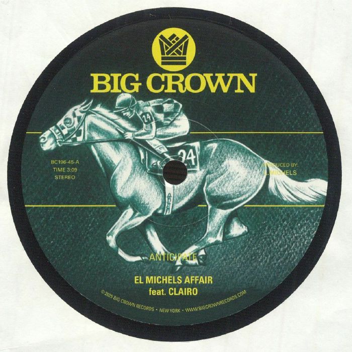 El Michels Affair – Anticipate / Indifference (7", Big Crown Records, 2025) Front Cover