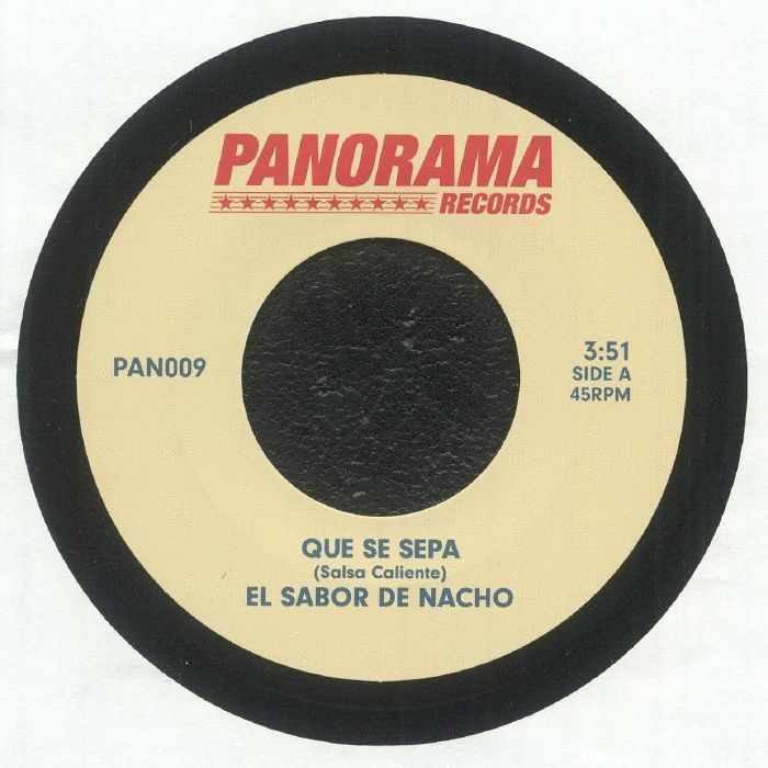 El Sabor De Nacho – Que Se Sepa (7", PANORAMA, 2025) Front Cover