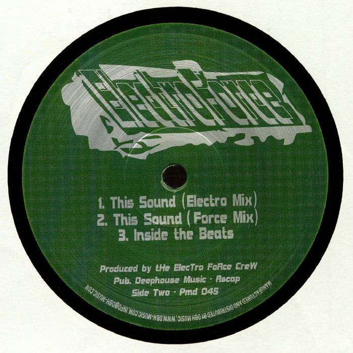 Electro Force – Electro Force (12", Power Music Records, 2019) Back Cover