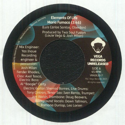 Elements Of Life – Maria Fumaca / Giant Steps (Tito Puente Tribute) (7", Vega Records, 2025) Front Cover
