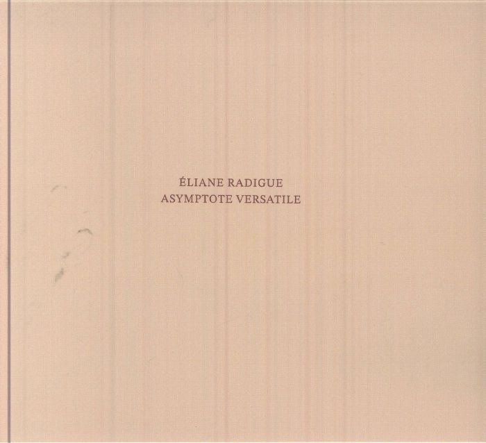 Éliane Radigue – Asymptote Versatile (CD, Amgen, 2025) front cover