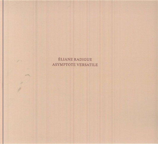 Éliane Radigue – Asymptote Versatile (CD, Amgen, 2025) front cover