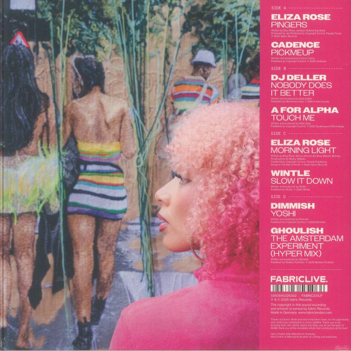 Eliza Rose – Fabriclive Presents Eliza Rose (2x12", double, Fabric, 2026) Back Cover