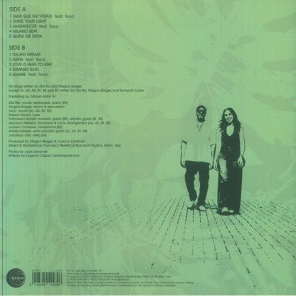 Ella And The Bossa Beat – Amare (LP, Schema, 2026) Back Cover