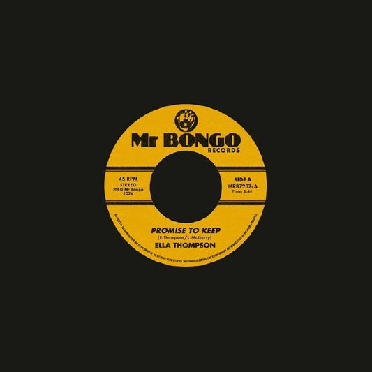 Ella Thompson – Promise To Keep (7", Mr Bongo, 2026) Front Cover