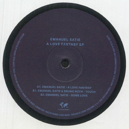 Emanuel Satie – A Love Fantansy EP (12", Crosstown Rebels, 2026) Front Cover