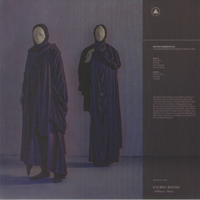 Emma Ruth Rundle & Thou – May Our Chambers Be Full (LP, White & Blue Galaxy, Sacred Bones Records, 2022) Back Cover