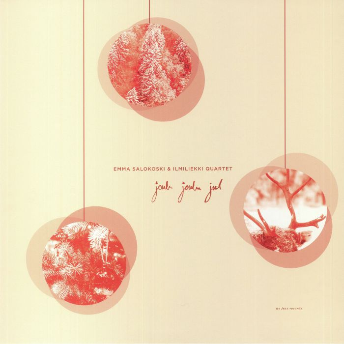 Emma Salokoski & Ilmiliekki Quartet – Joulu, Joulu, Jul (LP, Red+Black Marbled Vinyl, We Jazz, 2022) Front Cover