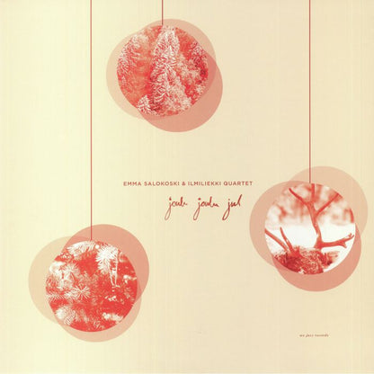 Emma Salokoski & Ilmiliekki Quartet – Joulu, Joulu, Jul (LP, Red+Black Marbled Vinyl, We Jazz, 2022) Front Cover