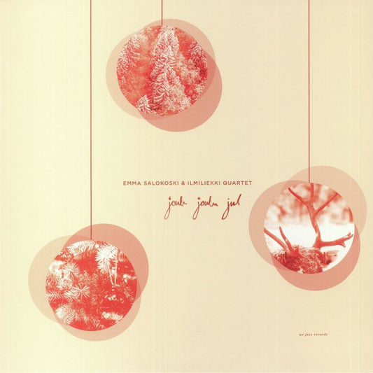 Emma Salokoski & Ilmiliekki Quartet – Joulu, Joulu, Jul (LP, Red+Black Marbled Vinyl, We Jazz, 2022) Front Cover