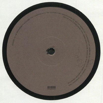 Ena – One Draw (LP, Nullpunkt, 2021) Back Cover