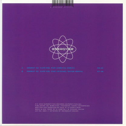 Energy 52 – Café Del Mar (12", Superstition, 2024) Back Cover