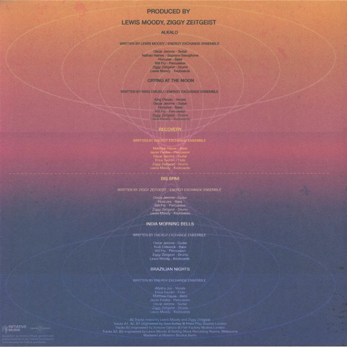 Energy Exchange Ensemble – Energy Exchange Records Vol 2 (LP, Energy Exchange, 2026) Back Cover