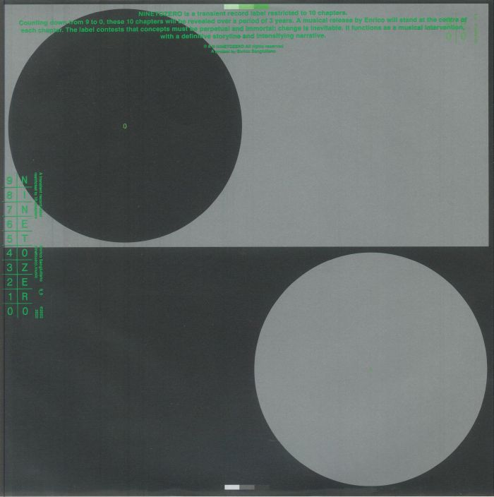 Enrico Sangiuliano & Vito Gatto – Order In Chaos EP (12", NINETOZERO, 2025) Front Cover