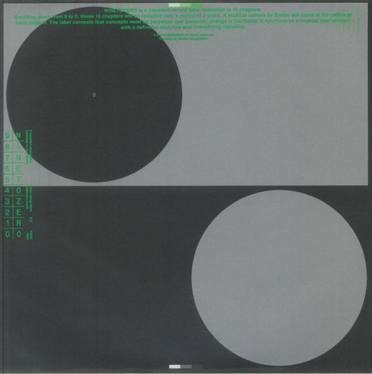 Enrico Sangiuliano & Vito Gatto – Order In Chaos EP (12", NINETOZERO, 2025) Front Cover