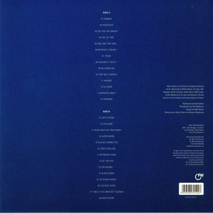 Eric Lau – Examples Volume Two (LP, Blue, First Word Records, 2018) Back Cover