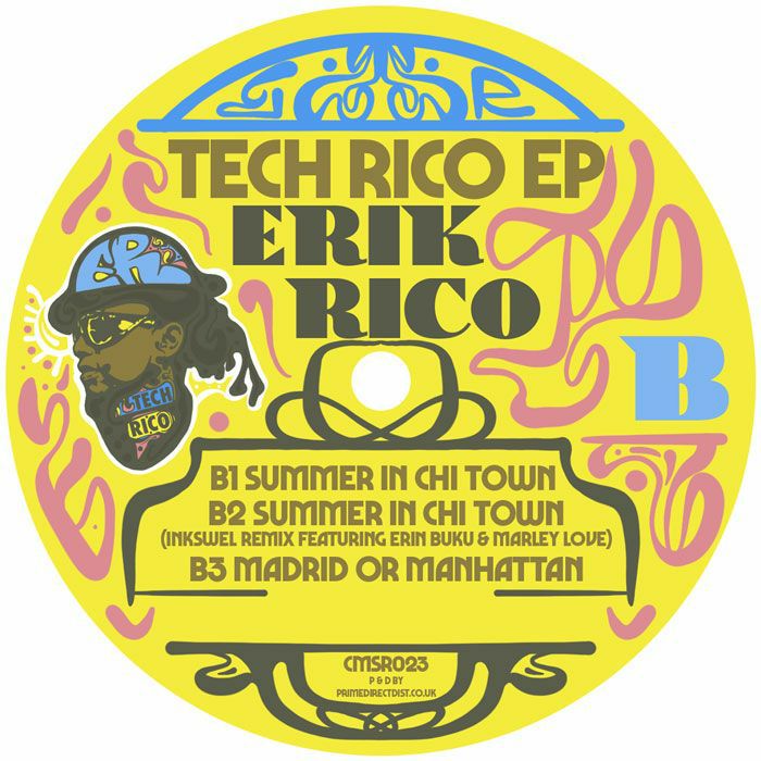 Erik Rico – Tech Rico (12", Cosmocities, 2026) Back Cover