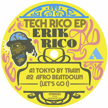 Erik Rico – Tech Rico (12", Cosmocities, 2026) Front Cover