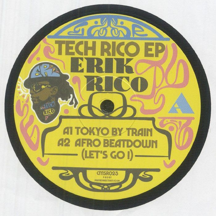 Erik Rico – Tech Rico EP (12", Cosmocities Records, 2026) Front Cover