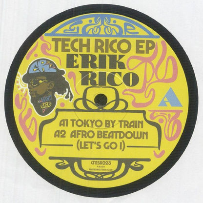Erik Rico – Tech Rico EP (12", Cosmocities Records, 2026) Front Cover