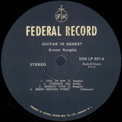 Ernest Ranglin – Guitar In Ernest (LP, Dub Store Records, Federal, 2021) image 03
