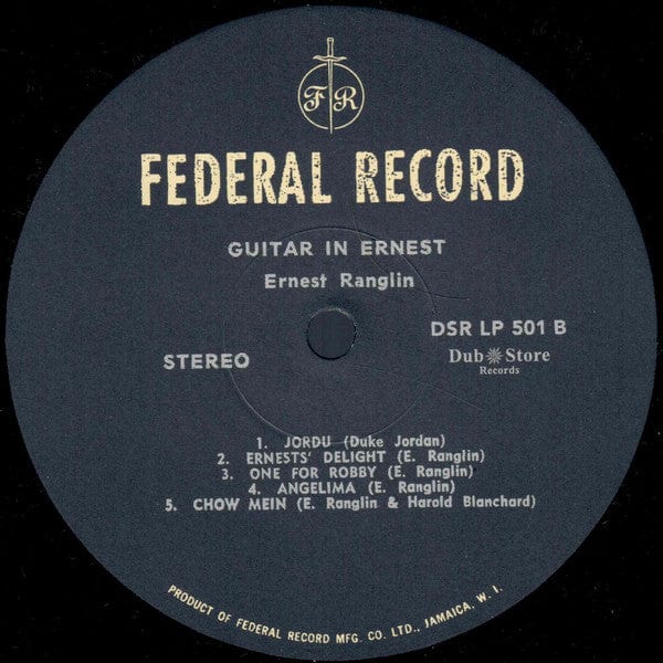 Ernest Ranglin – Guitar In Ernest (LP, Dub Store Records, Federal, 2021) image 04