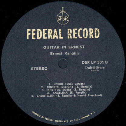 Ernest Ranglin – Guitar In Ernest (LP, Dub Store Records, Federal, 2021) image 04