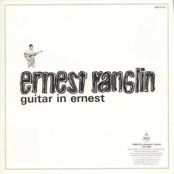 Ernest Ranglin - Guitar In Ernest (LP) – Further Records