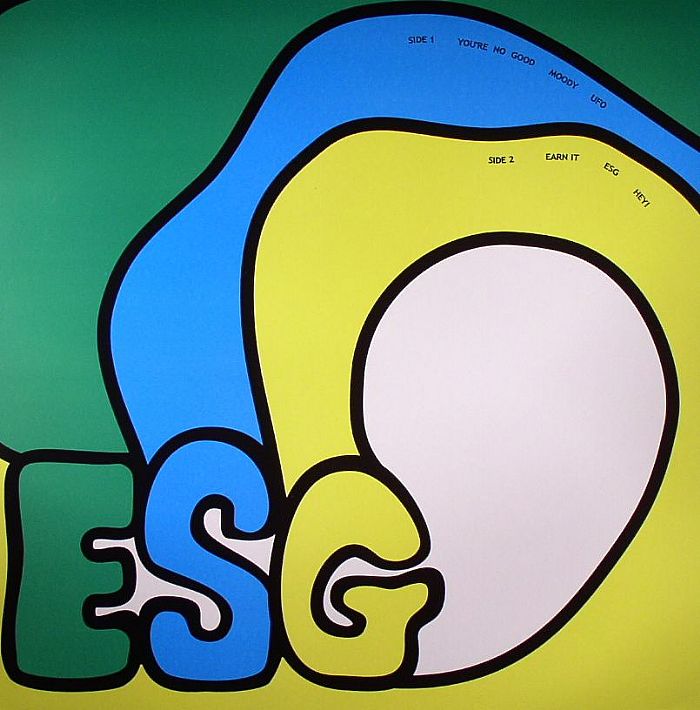 ESG – ESG (12", Blue & Silver Labels, 99 Records, 2017) Front Cover