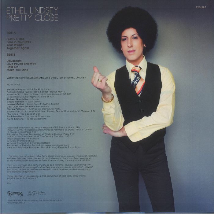 Ethel Lindsey – Pretty Close (LP, Favorite Recordings, 2025) Back Cover