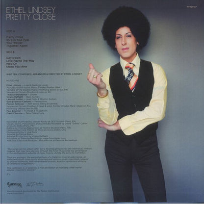 Ethel Lindsey – Pretty Close (LP, Favorite Recordings, 2025) Back Cover