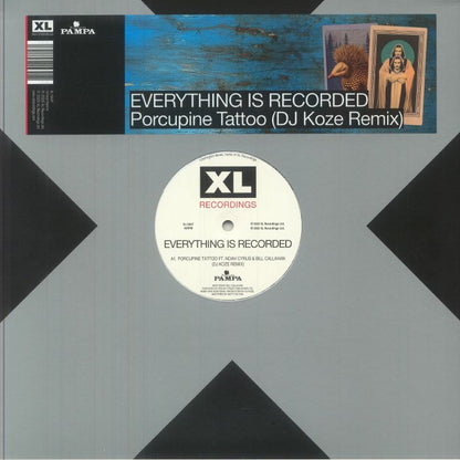Everything Is Recorded Noah Cyrus Bill Callahan – Porcupine Tattoo (DJ Koze Remix) (12", XL Recordings, 2025) Front Cover