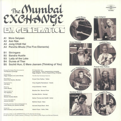 Ex Generation – The Mumbai Exchange (LP, Energy Exchange Records, 2025) Back Cover