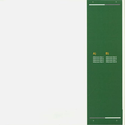 Exotic Gardens – Afternoon Dubs (LP, Pinchy & Friends, 2026) Back Cover