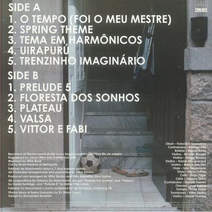 Fabiano do Nascimento & Vittor Santos Orquestra – Vila (LP, Far Out Recordings, 2026) Back Cover