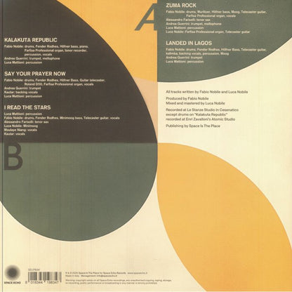 Fabio Nobile – Sankofa Soul (LP, Space Echo Records, 2025) back cover