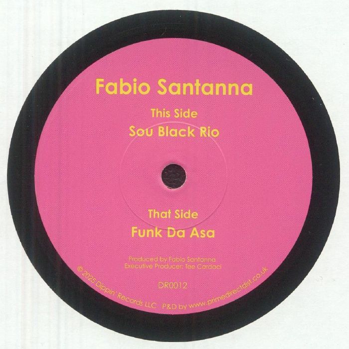 Fabio Santanna – Sou Black Rio (7", Dippin' Records, 2025) front cover