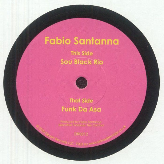 Fabio Santanna – Sou Black Rio (7", Dippin' Records, 2025) front cover