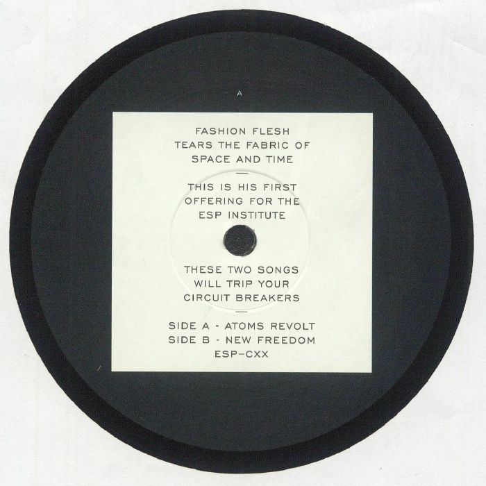 Fashion Flesh – Atoms Revolt (12", ESP Institute, 2025) Front Cover