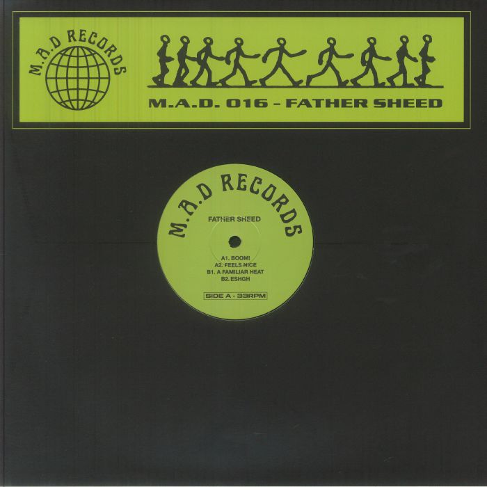 Father Sheed – Boom! (12", M.A.D Records, 2026) Front Cover